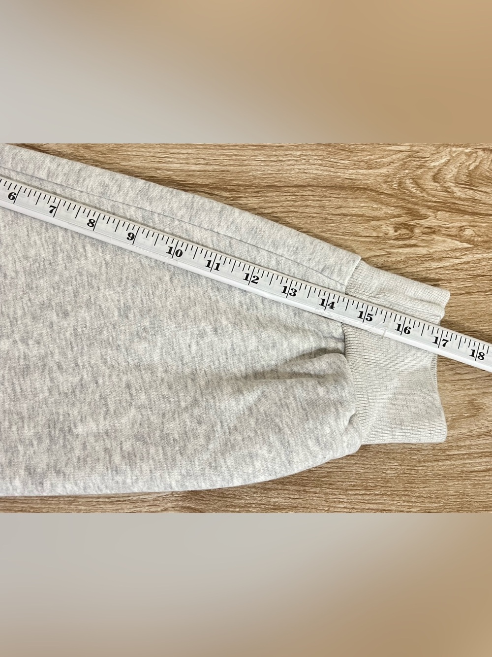 Abercrombie & Fitch Women’s Size XL US Quarter Zip Sweatshirt Light Gray - Picture 12 of 15